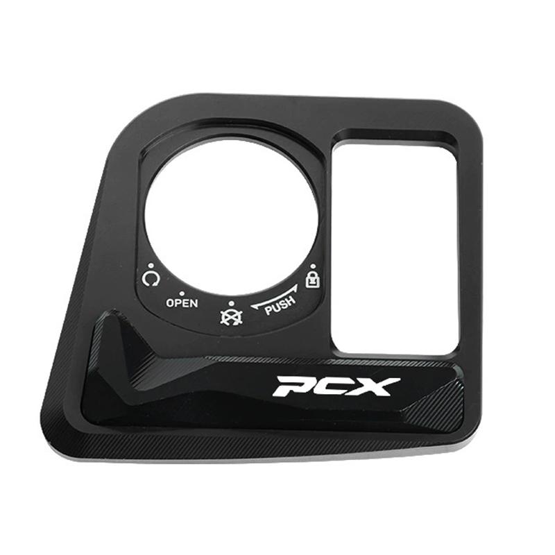 SEAMETAL PCX Accessories Ignition Switch Cover CNC Electric Door Lock Button Cover Protector For HONDA PCX125 PCX160 2021-2024
