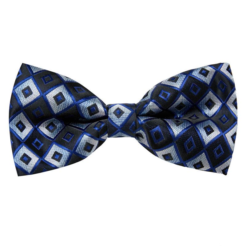 Men's Wedding Party Jacquard Bow Tie - Groom & Best Man Formal Wear Accessory