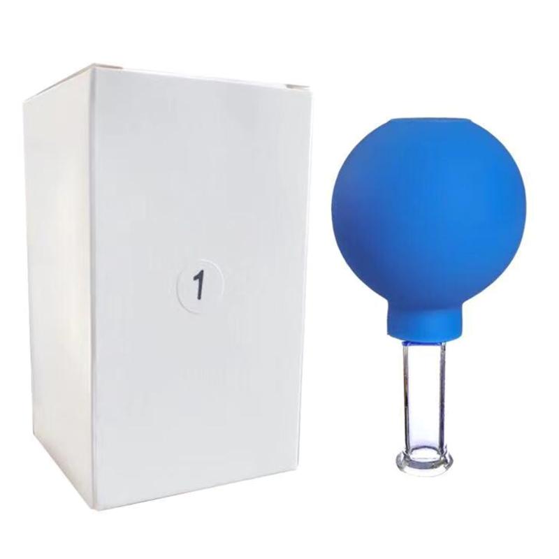 4 Stück Anti-Cellulite-Saugnapf Ventosa Silikon Ball Gläser Glas Vakuum Schröpfen Set Dosen Körper Gesicht Massagegerät Drop Shipping