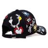 Unisex G-Buchstaben-Druck Graffiti Baseballkappen Frühling Herbst Outdoor Verstellbare Freizeitkappen Papa-Hut Sonnenschutzhut