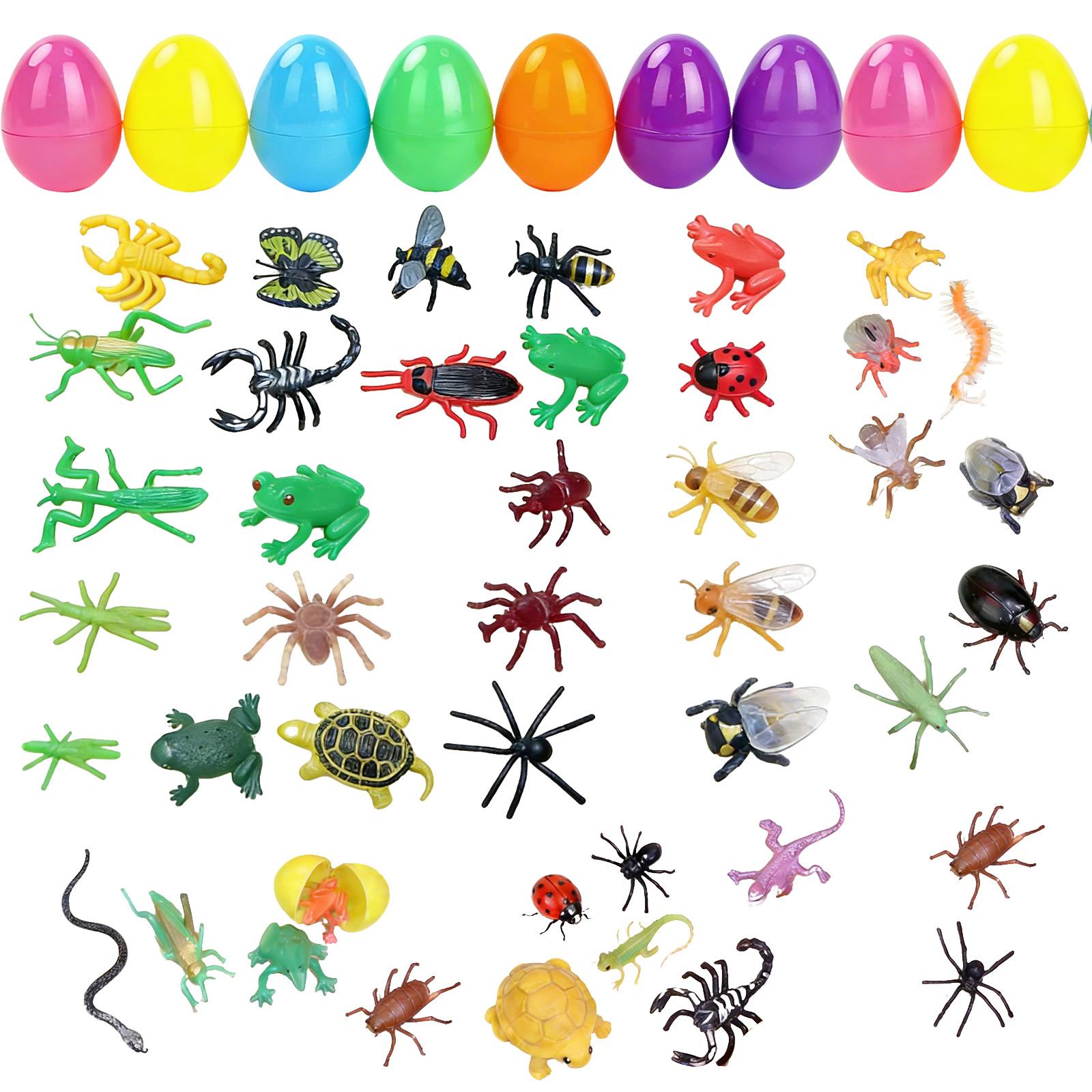 

-piece Surprise Egg Set With Realistic Insect Toys, An Educational And Fun Toy For Children (gacha/capsule Toy). One Size зелёный