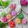 3D Mini Rose Flower Silicone Candle Mold DIY Craft Resin Gypsum Cement Soap Mold Chocolate Cake Baking Mold Valentine's Day Gift