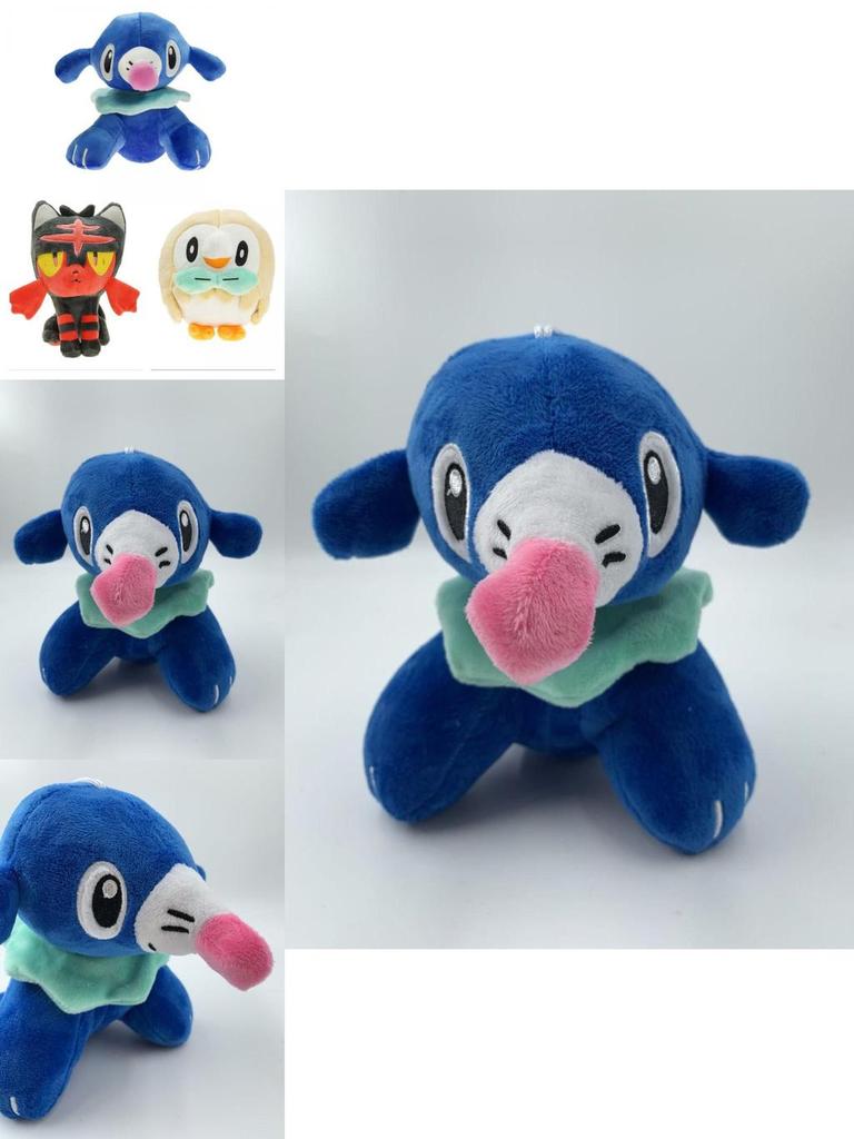 10" Kemon Legend Rowlet Litten Popplio Plush Toy Soft And Cuddly Animal Doll