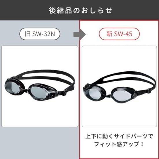 Swans Japan-made Swimming Goggles Fitness Adult Size Cushioning Anti-fog SW-32N SW-45N