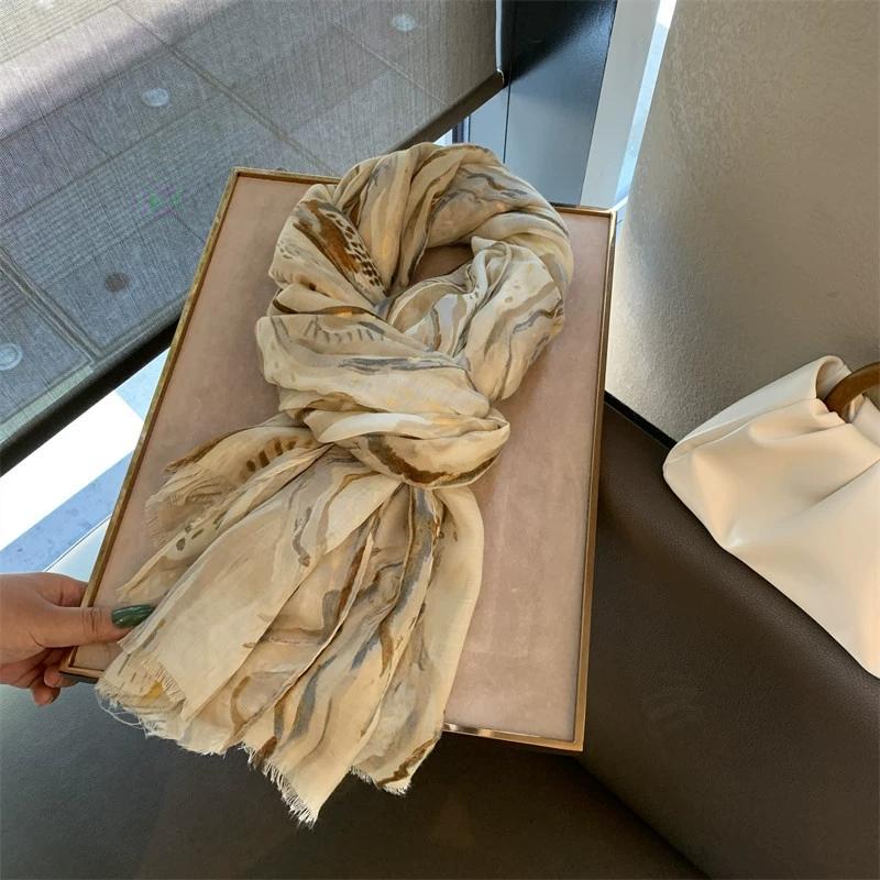 90x180cm Bohemia Cotton Blended Pashmina Scarf Shawl Wrap Vintage Women Scarves Cotton Tippet Sunscreen Hijabs