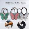 Butterfly Handbag Hook for Women Portable Bag Hanger Pretty Purse Hook for Table