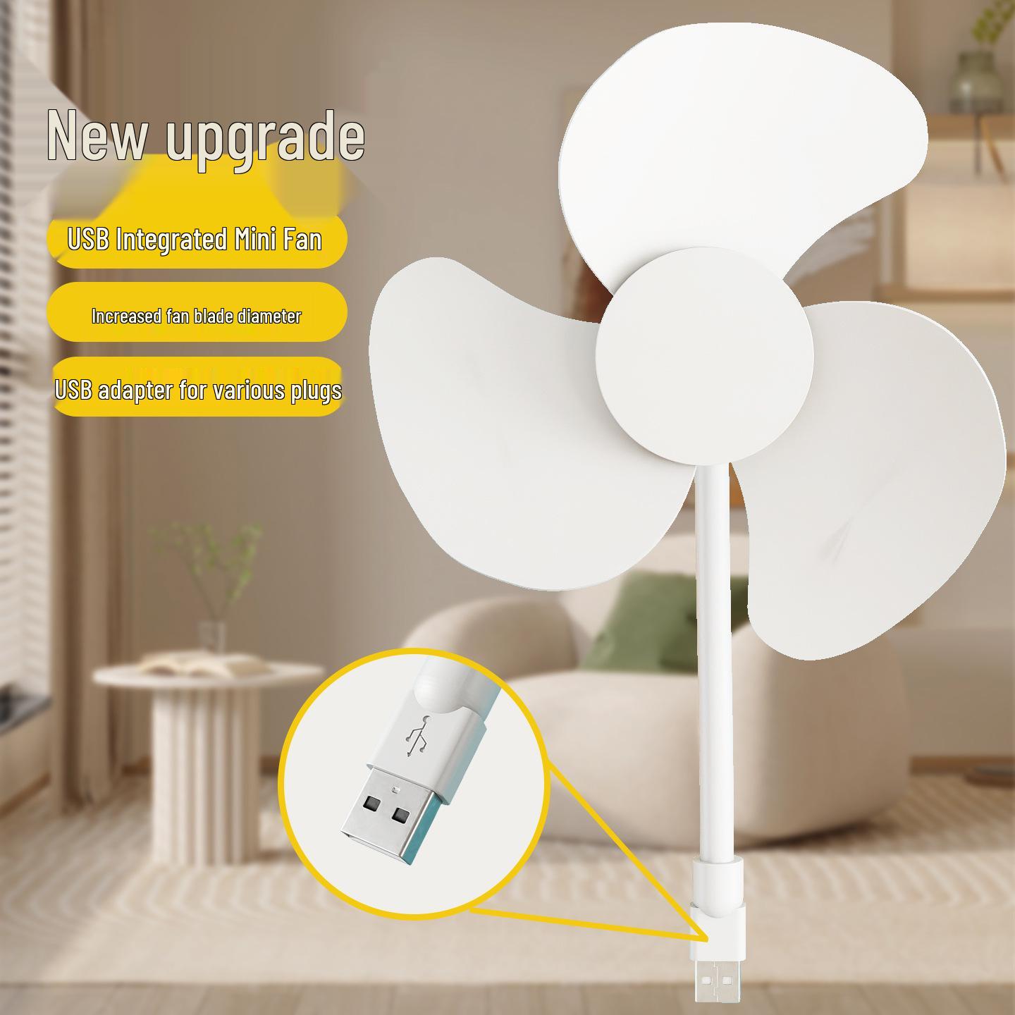 Mini Clip-on Desk & Dorm Fan: Portable Electric Fan for Office, Bed, and Desktop USB
