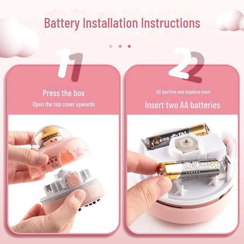 Mini-Tischstaubsauger für Radiergummikrümel und Bleistiftabrieb