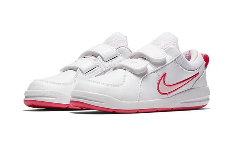 Nike Pico Slip Resistant Cushioning Abrasion Resistant Breathable Low Top Sports Casual Shoes White Red 454477-103
