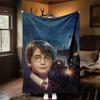 1 Stück Hogwarts Harry Potter Nacht Outdoor Flanell Überwurfdecke Ganzjahres Weiche Wärme, Heimdekoration 1031203