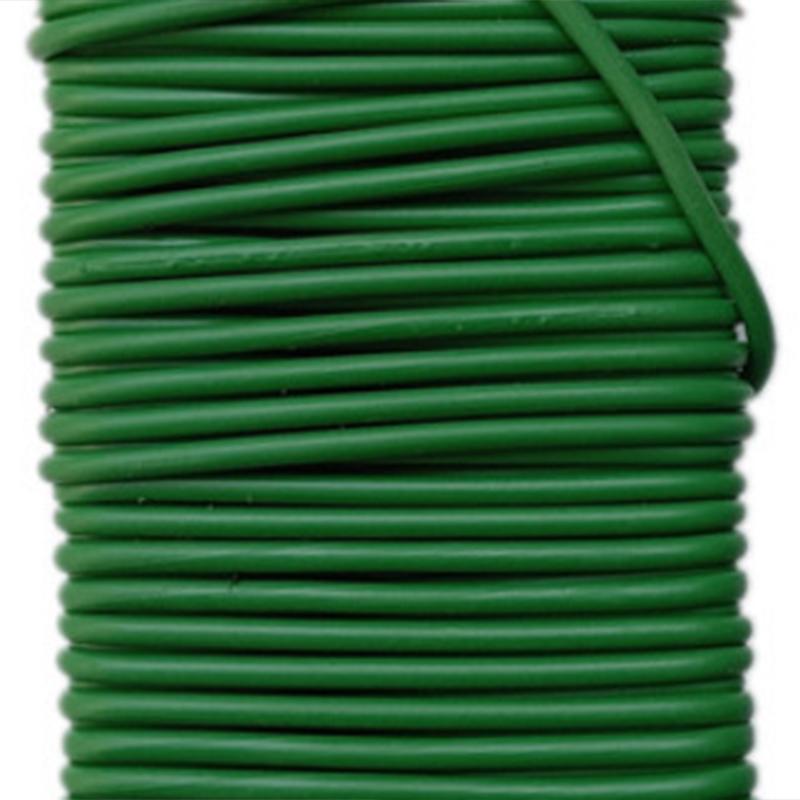 Bindedraht Pflanzenkabelstütze Schnur Kunststoffbeschichteter Eisendraht Werkzeug für Gartenbau 2,8 mm X