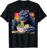 Grappig Kaiju Eet Ramen Japans Monster Liefhebber Verjaardags T-shirt