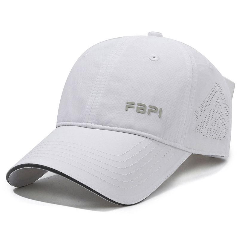 

New FBPl embroidered letter baseball cap for men and women outdoor leisure sunscreen sunshade fashion versatile travel Adjustable білий