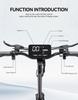 Electric Scooter Foldable OOTD T10 900W Motor Top Speed 50Km/h E-Scooter For Adult 48V 13.5AH Max Range 50Km Load 120Kg