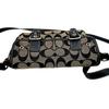 Used COACH Shoulder Bag / Crossbody BagShoulder Bag Black/gray Canvas/leather Women