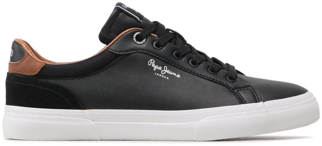 Кроссовки Pepe Jeans Retro Kenton (искусственная кожа) черные