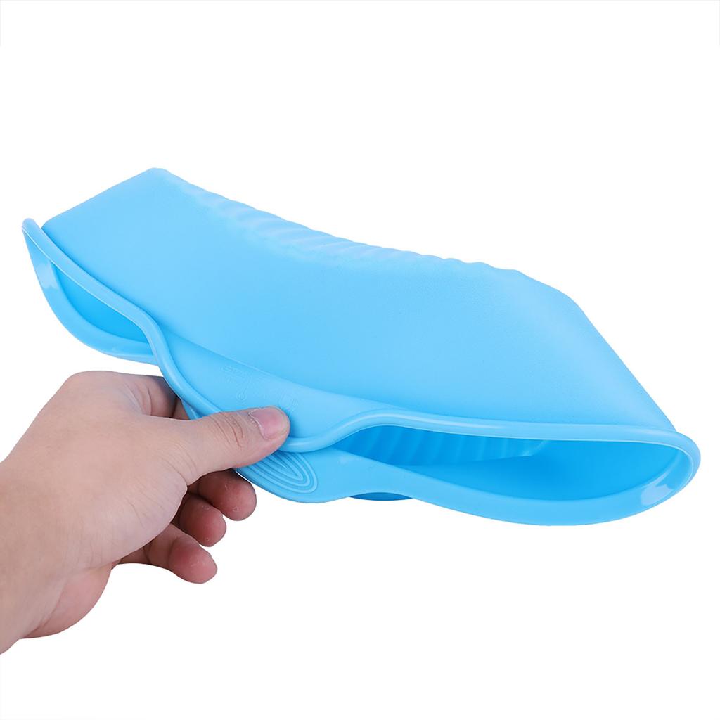 9 Inch Silicone Cake Mold Round Shape Various Baking Pan for Oven (Blue)