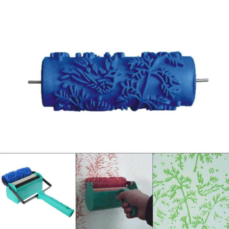 Rullo Testurizzatore Professionale 5 Pollici Rullo Pittura Gomma Stampata Ideale Per Progetti Artistici E Vernici Metalliche