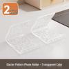 Glacier Pattern Phone & Tablet Holder: Desktop Ornament & Portable TV Stand