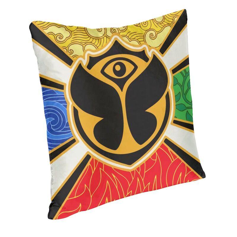 Tomorrowland Party Pillow Covers Living Room Decoration Fashion Electronic Dance Festival Cushions for Sofa Square Pillowcase