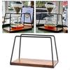 Coffee Dripper Filter Stand Station Wood Bottom for Office Home Camping Tea Strainer