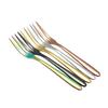 Ruhan 304 Stainless Steel Dessert Forks - Rose Gold (Set of 4)