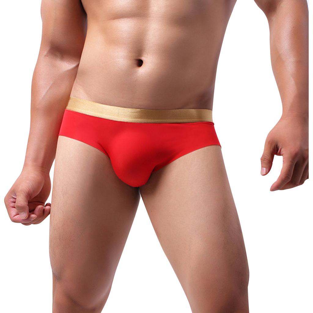 Herrenunterwäsche aus Eisseide, nahtlos, atmungsaktiv, bequeme Shorts