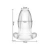 Transparent Hollow Anal Peeping Plug BDSM Butt Plug Silicone Enema Tools Gay Lesbian Anal Expander Sex Accessories for Couples