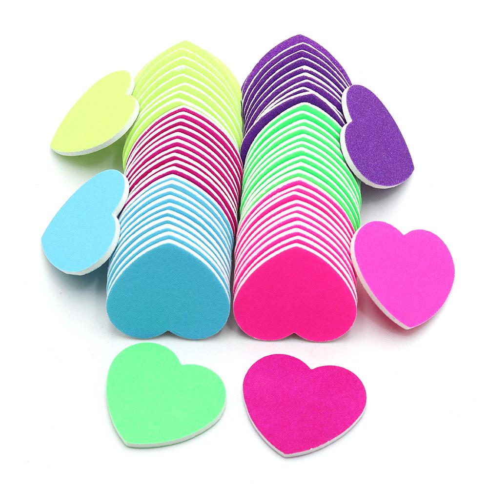 Mini Cartoon Rainbow Cloud Nail File - Double-Sided EVA Beauty Tool for Manicures (Irregular Shape)