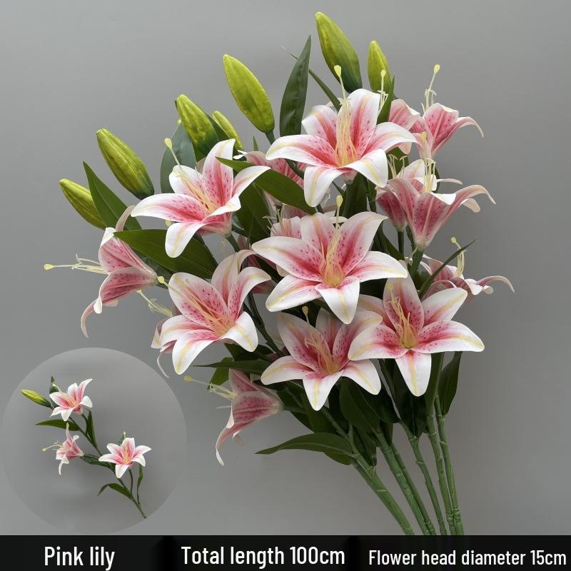 Wedding Pink Series Peony and Rose Artificial Flowers for Decorations