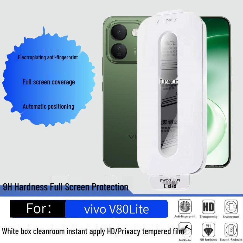 Vivo V80 Lite Y31T HD Anti-Peep Tempered Film with Silk Screen