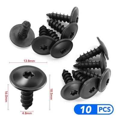 10 sztuk klipsy samochodowe łącznik śruby samogwintujące akcesoria samochodowe dla Volkswagen Tiguan Touareg VW Polo sedan Passat B5 B6 B7 B8 Golf mk3 mk4 4 7 5