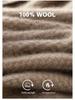 Men's Pure Wool Polo Collar Cardigan: Loose, Button-Up, Business Casual Cashmere Knit Sweater