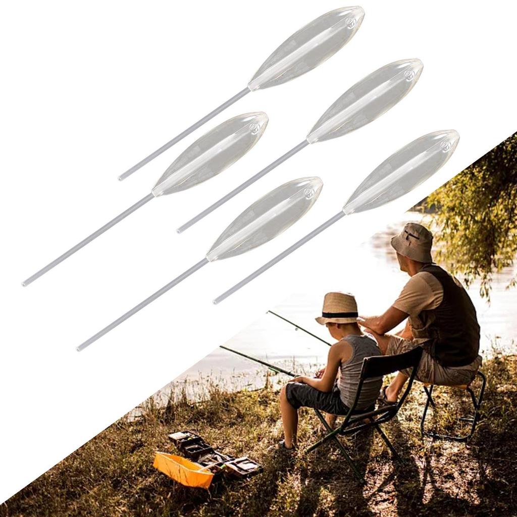 5Pcs Fishing Float Acrylic Bobbers Men Birthday Gift Freshwater Long Distance Casting Convenient