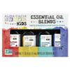 Aura Cacia Children's Essential Oil Blends, 4 Containers, Each 7.4ml (0.25fl oz)