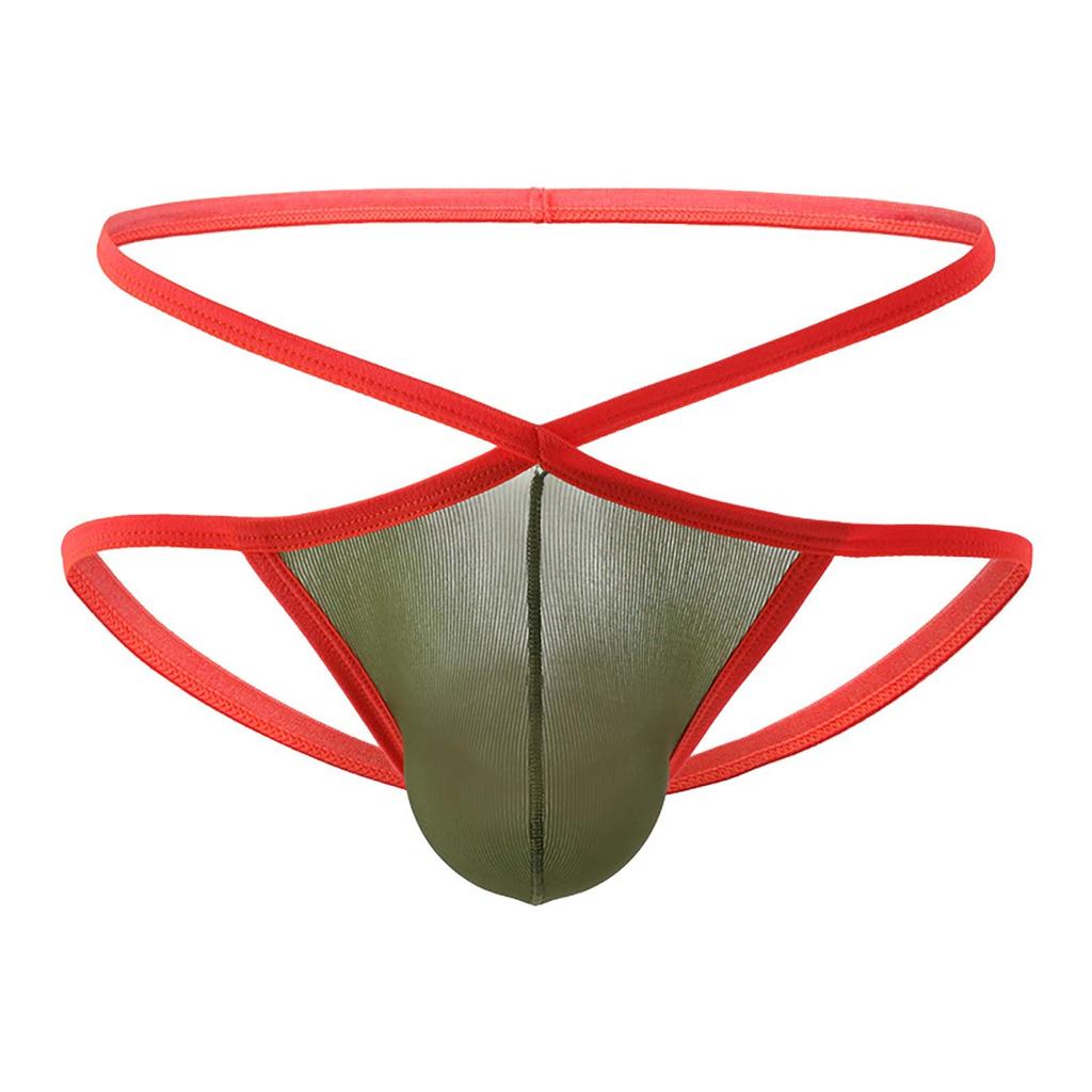 Men's Sexy Pants, Fashionable Shorts, Jeans, Printed Large-sized Low Waisted Elastic Underwear