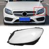 Left Side Headlight Cover Headlamp Lens Lenses For W205 C180 C200 C300 2015-2018