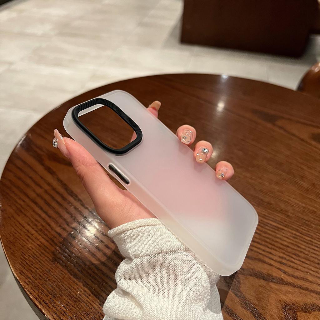 Applicable To IPhone17ProMax Phone Case Skin Matte Translucent Apple 14 Full Cover 15 Drop Protection Case