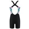 Kids Girls Swimsuit Rashguard One Piece Wetsuit UV Protection Swimwear Surfing Beachwear Jumpsuit Bodysuit