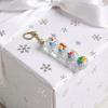 Portable Keychain Rgb 7 Color Gradient Anxiety Relief  Fidget Clicker Crisp Clicking Christmas Themed Fidget  For Stress