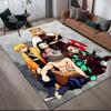 Demon Slayer Anti-Slip Floor Mat, Rectangular Carpet for Bedroom, Game Area & Living Room, Stylish Home Decor
