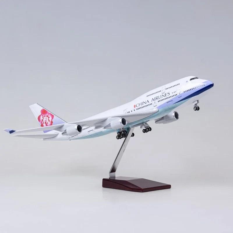 

Самолет Боинг B747 1/150 47СМ Авиационный Самолет China Airlines Модель Самолета С Подсветкой Авиалайнер Подарок Дисплей Аксессуар для Интерьера NO LED
