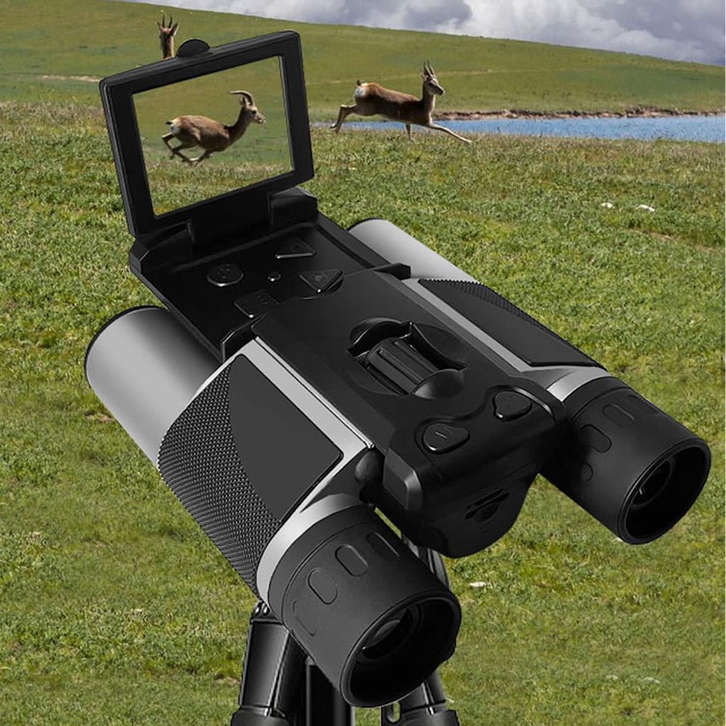 10x25 Digital Binoculars with Camera 48MP 2.5K HD 2 Inch Color Screen 8x Digital Zoom Type C Video Photo Recorder Binoculars for Bird Watching