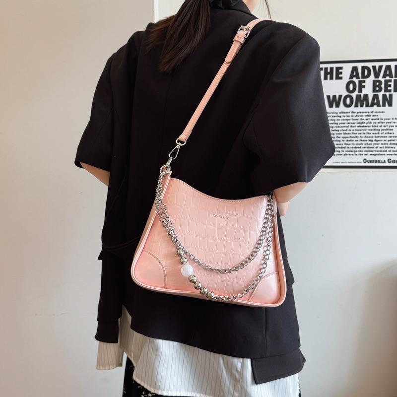 Large-capacity bag women's versatile new casual popular shoulder messenger bag bucket bag