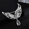 Senior Brooches Flower Leaf Brooch Pins for Women Suit Pendant  Fashion Brooches Jewelry