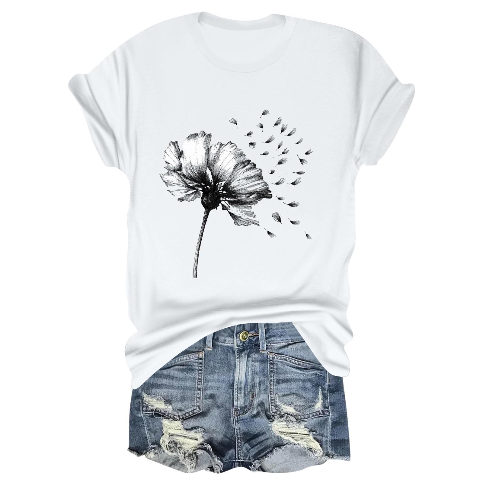 

Детская повседневная футболка с круглым вырезом и короткими рукавами с принтом и надписью «Топ» 100 белый