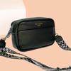 Äkta Läder Damväskor Tide Mode Enkel Axelremsväska Crossbody Huvudlager Nötskinn Liten Fyrkantig Väska
