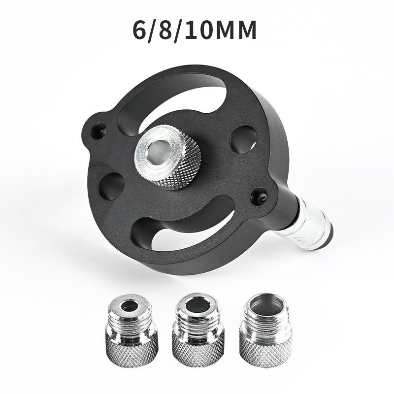 Woodworking Joints Tool Self Center Dowel Jig Handheld Drill Guide for Straight Holes Wood Panel Hole Puncher Locator