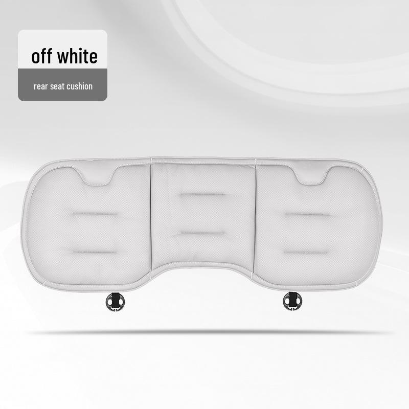 Universal Ventilated Car Seat Cushion for BMW, Mercedes-Benz & Xiaomi - Four Seasons, Lumbar Support, Rear Integrated, Single Driver Seat.
