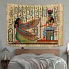 Ancient Egypt Mythology Tapestry Egyptian Gods Hieroglyphic Carvings Tapestries Art Wall Hanging For Living Room Bedroom Home